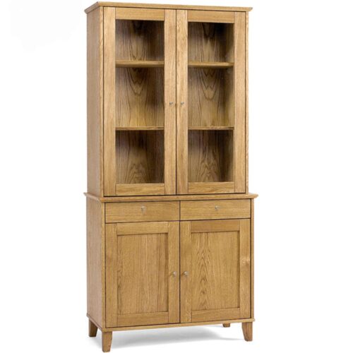 Ekliden 2-dörrars vitrinskåp