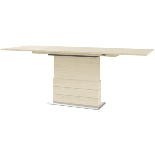 SM30 höj- & sänkbart matbord vitoljad ek