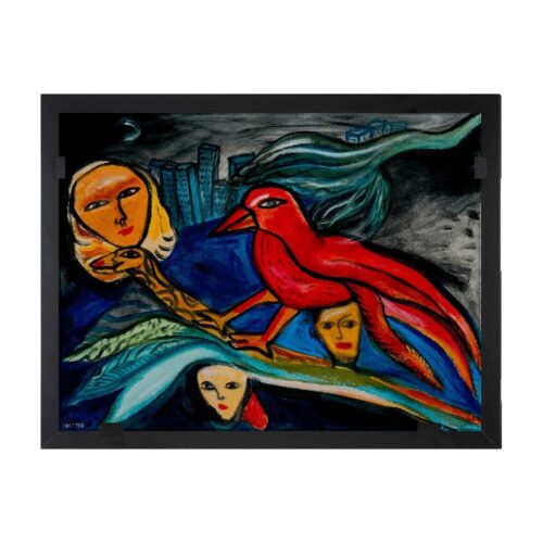 "Red Bird" - Ulrica Hydman Vallien