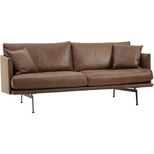 Electra soffa - läder Vintage brown