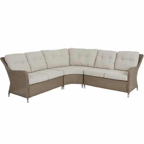 Hornbrook hörnsoffa 2H2 beige