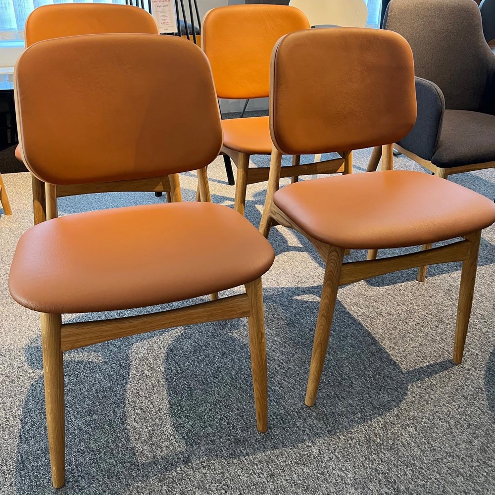 Carl stolar ek/ cognac 4st rea