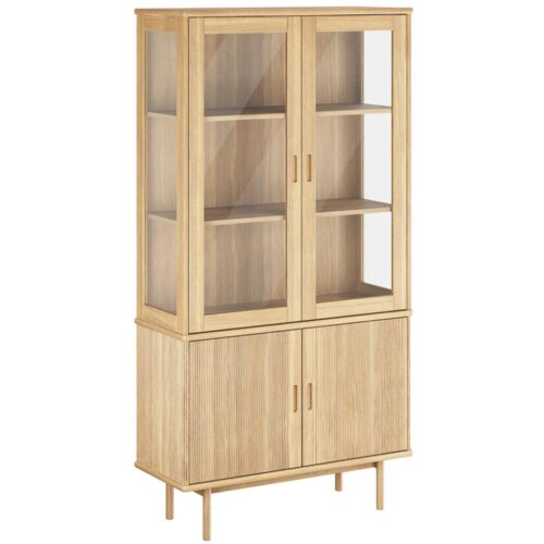 Casö 330 vitrinskåp oljad ek