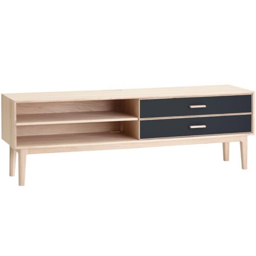 Casö 700 TV-bänk ek/svart