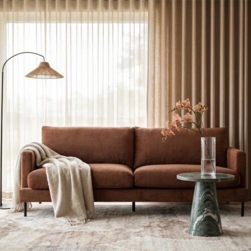 Blossom 3-sits XL soffa - tyg Purpolite harmony