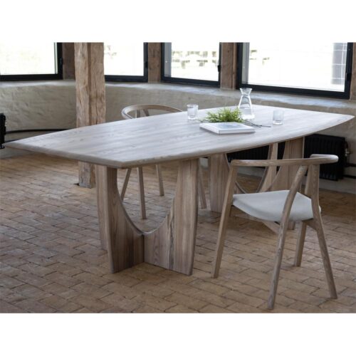 Longboat matbord - oljad gråbrun ask C20