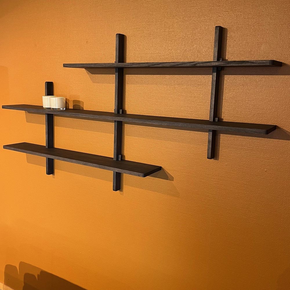 Optic vägghylla opns7 - oljad mocca ask C15