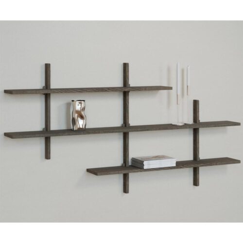 Optic vägghylla opns7 - oljad mörkgrå ask C11