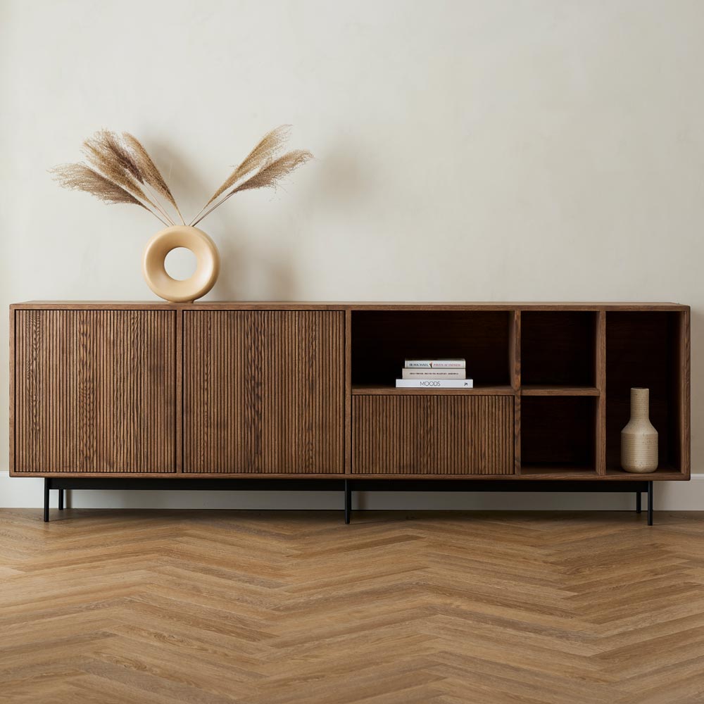 Options byggbart sideboard 4A - oljad antikbrun ask C12