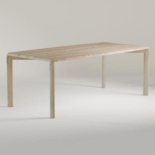 Driplet matbord - oljad gråbrun ask C20