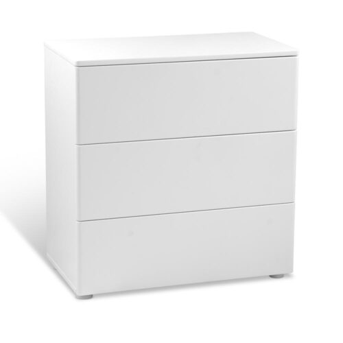 Mono byrå 3 lådor vitlack