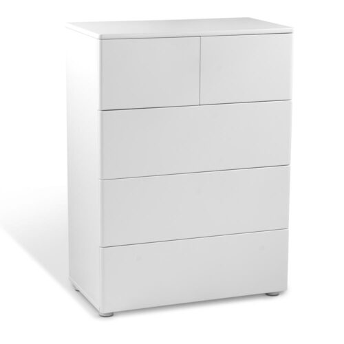 Mono byrå 5 lådor vitlack