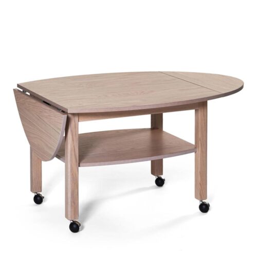 Havanna klaffbord vitpigmenterad ek