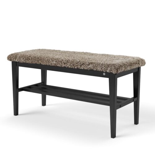 Nadja bänk svartbetsad ek 90cm